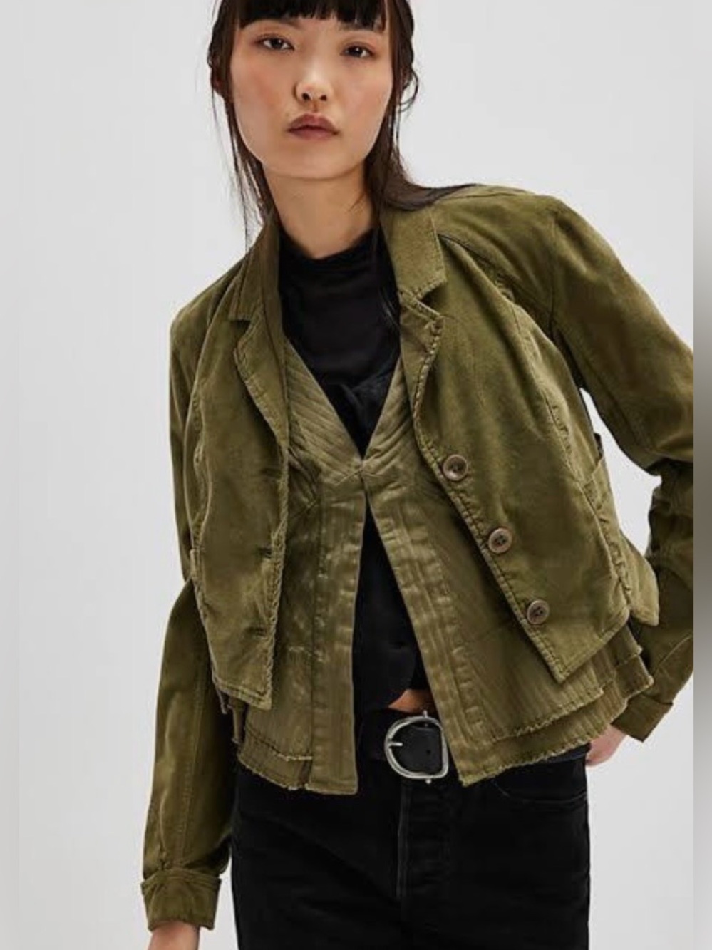 Free People Orly Cord Heritage Jacket Size XS